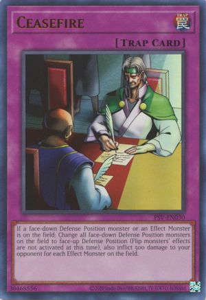 Ceasefire (PSV-EN030) - Pharaoh's Servant (25th Anniversary Edition) Unlimited - Premium Yugioh Single from Konami - Just $6.91! Shop now at Game Crave Tournament Store