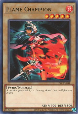 Flame Champion (PSV-EN041) - Pharaoh's Servant (25th Anniversary Edition) Unlimited - Premium Yugioh Single from Konami - Just $0.25! Shop now at Game Crave Tournament Store