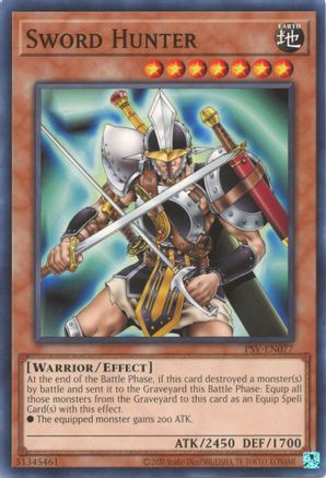 Sword Hunter (PSV-EN077) - Pharaoh's Servant (25th Anniversary Edition) Unlimited - Premium Yugioh Single from Konami - Just $0.25! Shop now at Game Crave Tournament Store