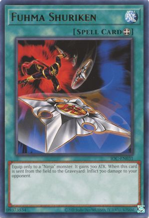Fuhma Shuriken (IOC-EN031) - Invasion of Chaos (25th Anniversary Edition) Unlimited - Premium Yugioh Single from Konami - Just $0.25! Shop now at Game Crave Tournament Store