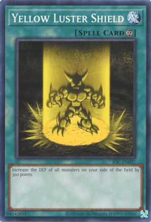 Yellow Luster Shield (IOC-EN037) - Invasion of Chaos (25th Anniversary Edition) Unlimited - Premium Yugioh Single from Konami - Just $0.25! Shop now at Game Crave Tournament Store