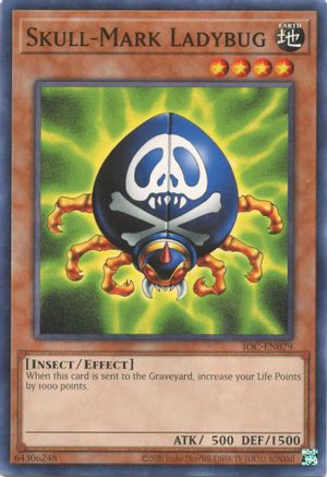 Skull-Mark Ladybug (IOC-EN079) - Invasion of Chaos (25th Anniversary Edition) Unlimited - Premium Yugioh Single from Konami - Just $0.25! Shop now at Game Crave Tournament Store
