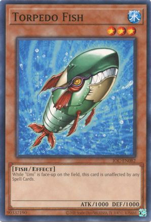 Torpedo Fish (IOC-EN082) - Invasion of Chaos (25th Anniversary Edition) Unlimited - Premium Yugioh Single from Konami - Just $0.25! Shop now at Game Crave Tournament Store