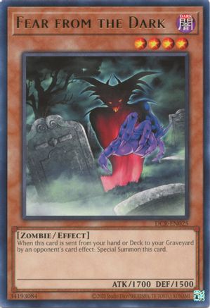 Fear from the Dark (DCR-EN025) - Dark Crisis (25th Anniversary Edition) Unlimited - Premium Yugioh Single from Konami - Just $0.25! Shop now at Game Crave Tournament Store
