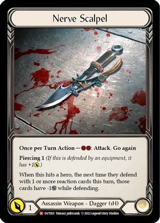 Nerve Scalpel (OUT005) - Outsiders Cold Foil