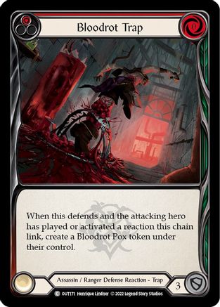 Bloodrot Trap (Red) (OUT171) - Outsiders Rainbow Foil