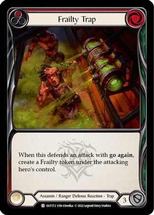 Frailty Trap (Red) (OUT172) - Outsiders