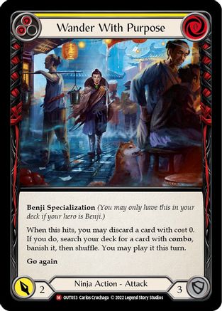 Wander With Purpose (OUT053) - Outsiders Rainbow Foil