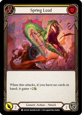 Spring Load (Yellow) (OUT220) - Outsiders Rainbow Foil