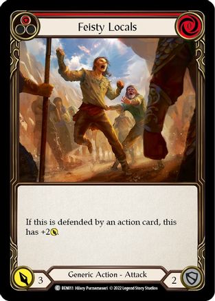 Feisty Locals (Red) (BEN011) - Blitz Deck: Outsiders - Benji