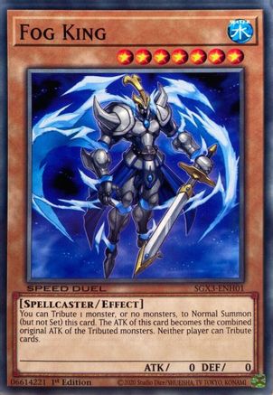 Fog King (SGX3-ENH01) - Speed Duel GX: Duelists of Shadows 1st Edition - Premium Yugioh Single from Konami - Just $0.25! Shop now at Game Crave Tournament Store