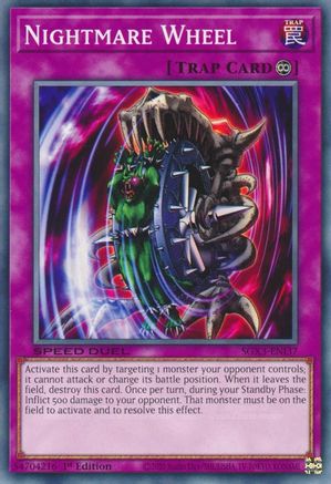 Nightmare Wheel (SGX3-ENI37) - Speed Duel GX: Duelists of Shadows 1st Edition - Premium Yugioh Single from Konami - Just $0.28! Shop now at Game Crave Tournament Store
