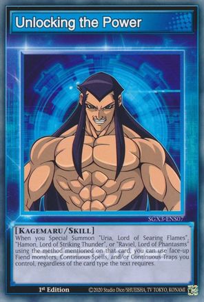 Unlocking the Power (SGX3-ENS07) - Speed Duel GX: Duelists of Shadows 1st Edition - Premium Yugioh Single from Konami - Just $0.24! Shop now at Game Crave Tournament Store