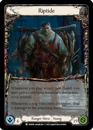 Riptide - HER080 (HER080) - Flesh and Blood: Promo Cards Cold Foil
