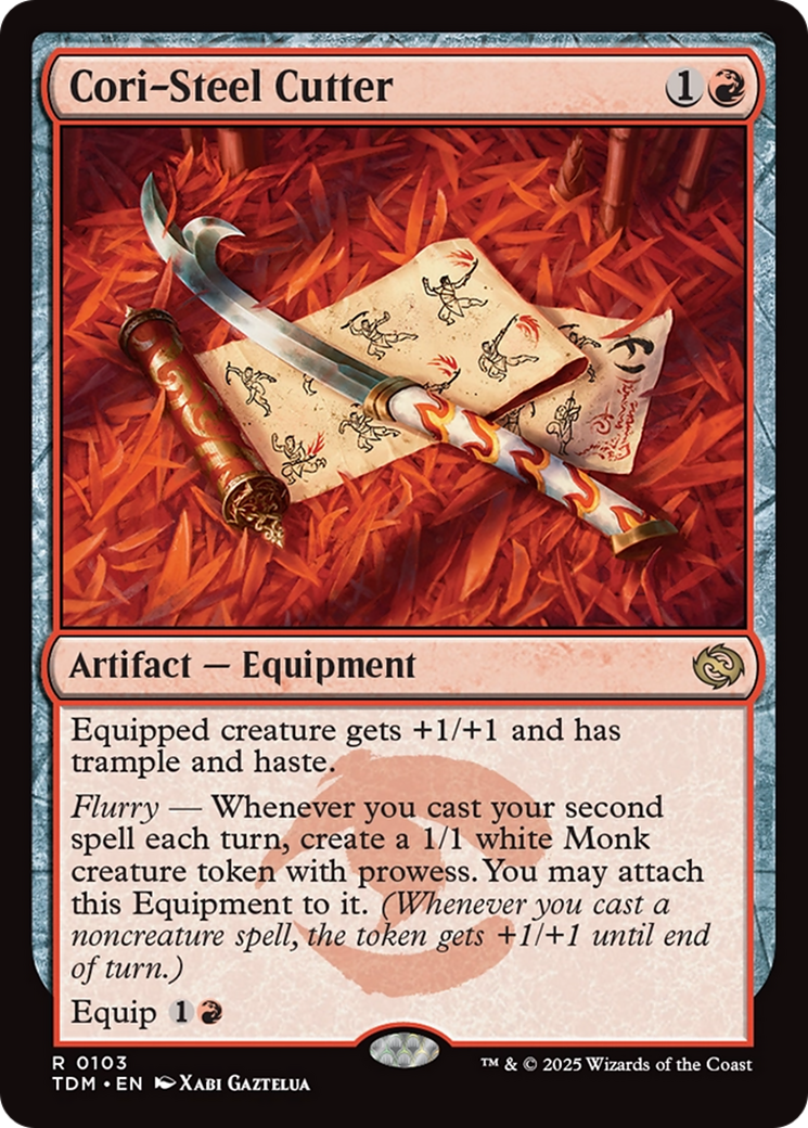 Cori-Steel Cutter (TDM-103) - Tarkir: Dragonstorm - Premium MTG Single from Wizards of the Coast - Just $1.90! Shop now at Game Crave Tournament Store