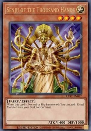 Senju of the Thousand Hands (LART-EN057) - The Lost Art Promotion Limited - Premium Yugioh Single from Konami - Just $0.40! Shop now at Game Crave Tournament Store