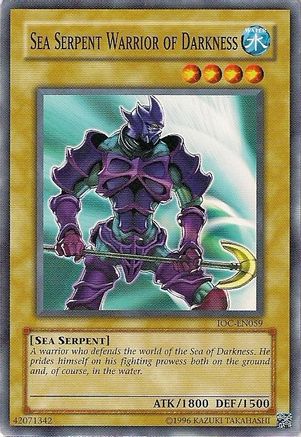 Sea Serpent Warrior of Darkness (IOC-EN059) - Invasion of Chaos (Worldwide English) Unlimited - Premium Yugioh Single from Konami - Just $0.44! Shop now at Game Crave Tournament Store