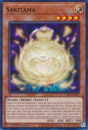 Sakitama (CYAC-EN027) - Cyberstorm Access 1st Edition - Premium Yugioh Single from Konami - Just $0.25! Shop now at Game Crave Tournament Store