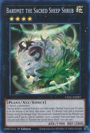 Baromet the Sacred Sheep Shrub (CYAC-EN097) - Cyberstorm Access 1st Edition - Premium Yugioh Single from Konami - Just $0.24! Shop now at Game Crave Tournament Store