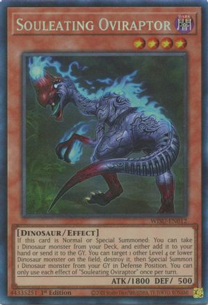 Souleating Oviraptor (CR) (WISU-EN012) - Wild Survivors 1st Edition - Premium Yugioh Single from Konami - Just $22.97! Shop now at Game Crave Tournament Store