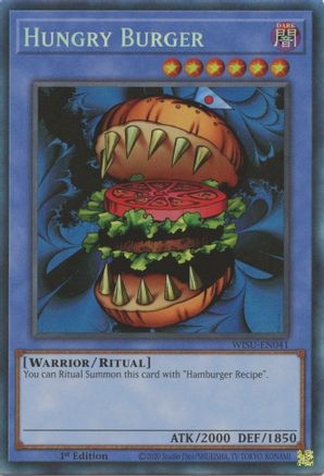 Hungry Burger (CR) (WISU-EN041) - Wild Survivors 1st Edition - Premium Yugioh Single from Konami - Just $25.41! Shop now at Game Crave Tournament Store