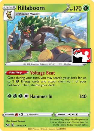 Rillaboom 13 - Prize Pack Series Cards Holofoil