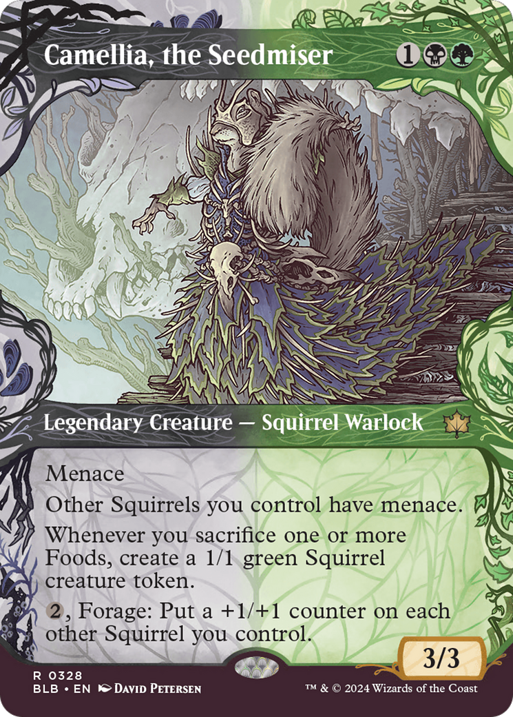 Camellia, the Seedmiser (BLB-328) - Bloomburrow - Premium MTG Single from Wizards of the Coast - Just $1.66! Shop now at Game Crave Tournament Store