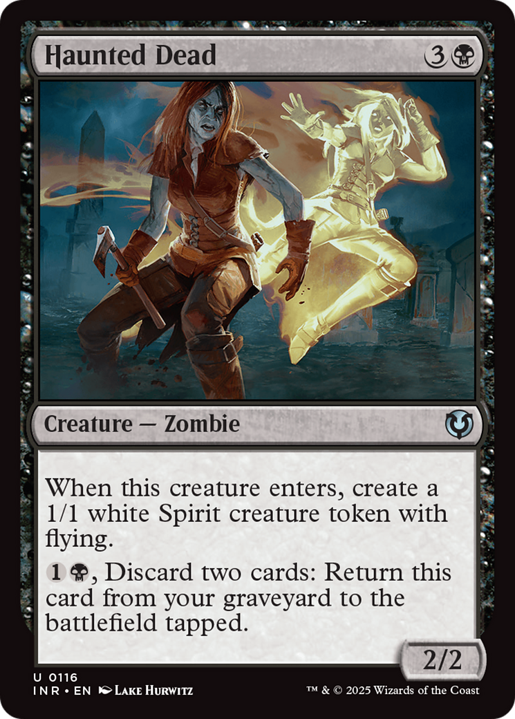 Haunted Dead (-116) - Innistrad Remastered - Premium MTG Single from Wizards of the Coast - Just $0.25! Shop now at Game Crave Tournament Store
