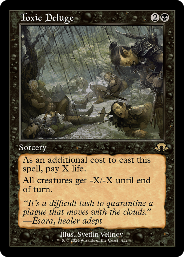 Toxic Deluge (MH3-412) - Modern Horizons 3 Foil - Premium MTG Single from Wizards of the Coast - Just $9.18! Shop now at Game Crave Tournament Store