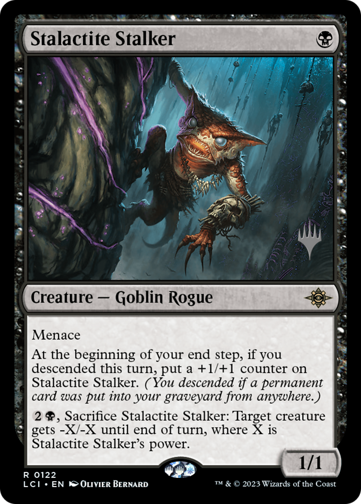 Stalactite Stalker (PLCI-122P) - The Lost Caverns of Ixalan Promos - Premium MTG Single from Wizards of the Coast - Just $0.31! Shop now at Game Crave Tournament Store