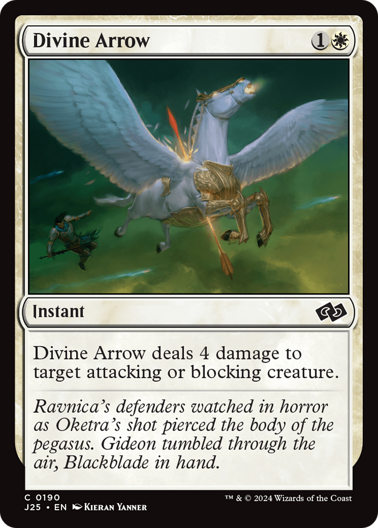 Divine Arrow (J25-190) - Foundations Jumpstart - Premium MTG Single from Wizards of the Coast - Just $0.25! Shop now at Game Crave Tournament Store