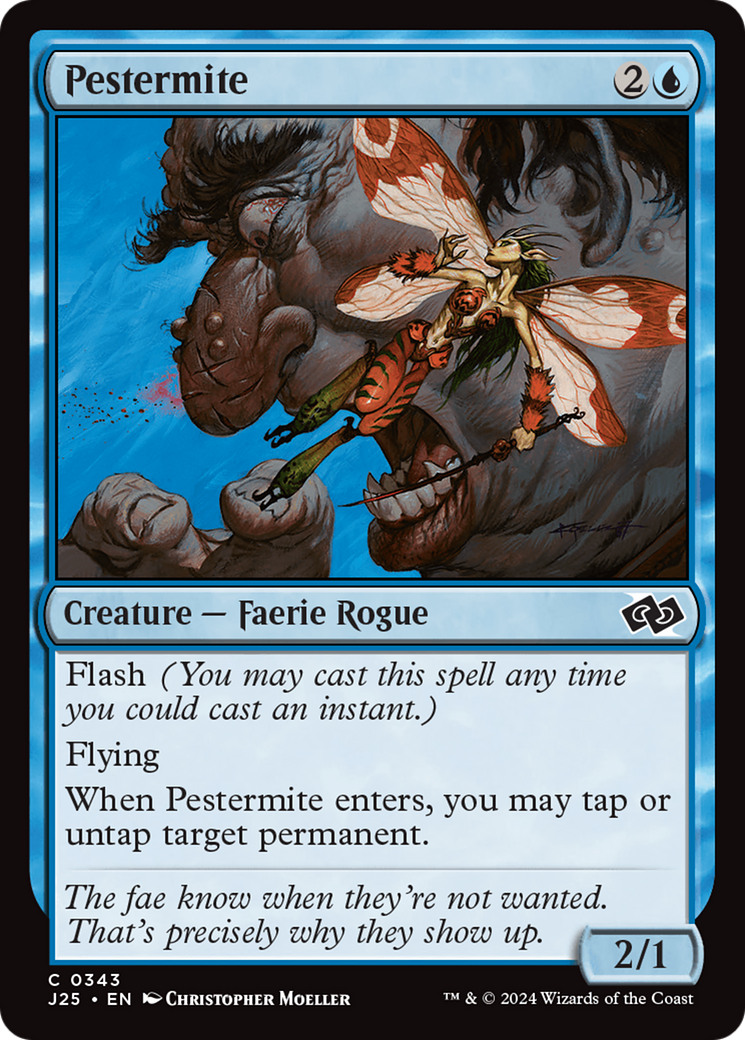 Pestermite (J25-343) - Foundations Jumpstart - Premium MTG Single from Wizards of the Coast - Just $0.25! Shop now at Game Crave Tournament Store