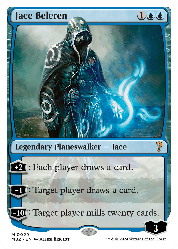 Jace Beleren (MB2-029) - Mystery Booster 2 - Premium MTG Single from Wizards of the Coast - Just $0.58! Shop now at Game Crave Tournament Store