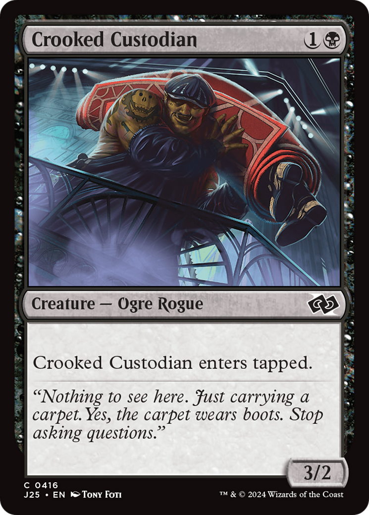 Crooked Custodian (J25-416) - Foundations Jumpstart - Premium MTG Single from Wizards of the Coast - Just $0.25! Shop now at Game Crave Tournament Store