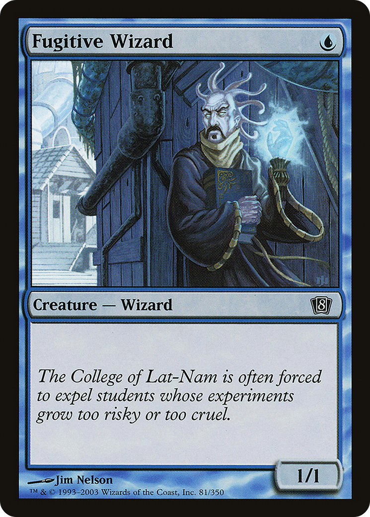 Fugitive Wizard (8ED-81★) - 8th Edition Foil
