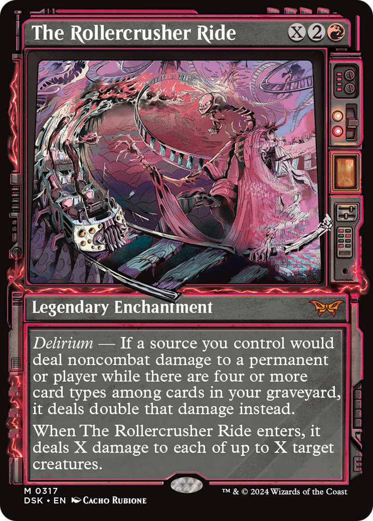 The Rollercrusher Ride (DSK-317) - Duskmourn: House of Horror: (Showcase) Foil - Premium MTG Single from Wizards of the Coast - Just $1.31! Shop now at Game Crave Tournament Store