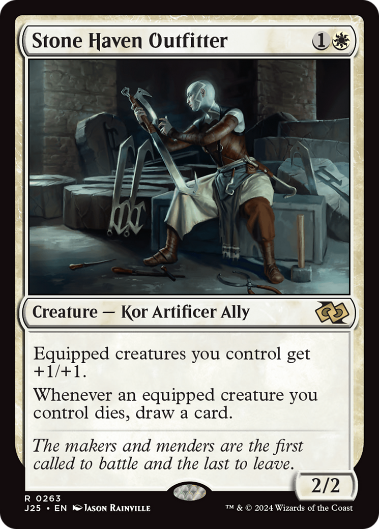 Stone Haven Outfitter (J25-263) - Foundations Jumpstart - Premium MTG Single from Wizards of the Coast - Just $0.25! Shop now at Game Crave Tournament Store