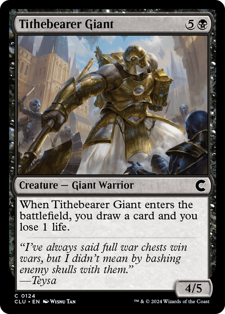 Tithebearer Giant (CLU-124) - Ravnica: Clue Edition - Premium MTG Single from Wizards of the Coast - Just $0.25! Shop now at Game Crave Tournament Store