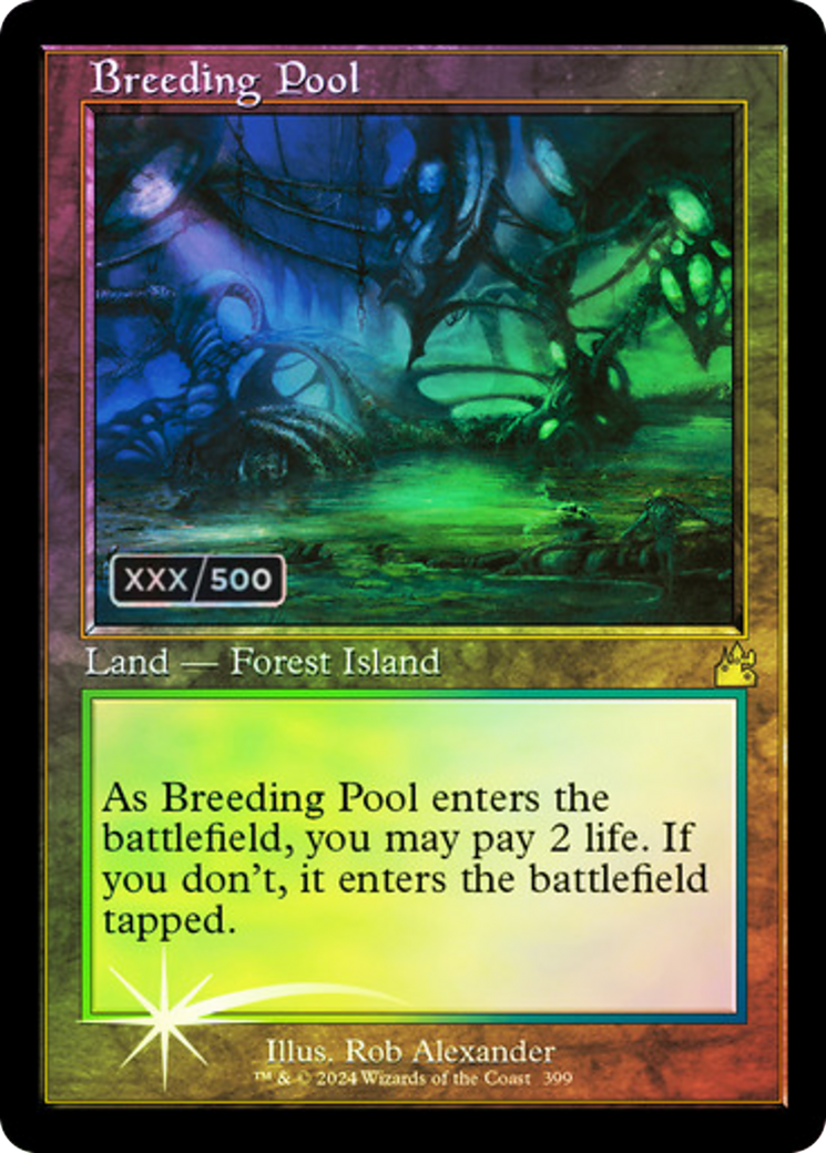 Breeding Pool (RVR-399Z) - Ravnica Remastered Foil - Premium MTG Single from Wizards of the Coast - Just $601.02! Shop now at Game Crave Tournament Store