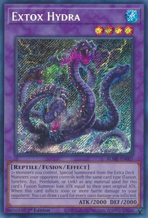 Extox Hydra (BLMR-EN007) - Battles of Legend: Monstrous Revenge 1st Edition - Premium Yugioh Single from Konami - Just $0.28! Shop now at Game Crave Tournament Store