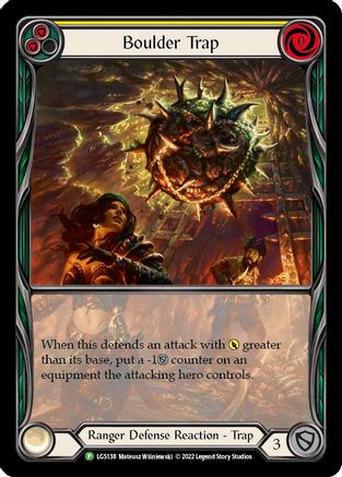 Boulder Trap - LGS138 (LGS138) - Flesh and Blood: Promo Cards Rainbow Foil