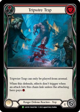 Tripwire Trap - LGS150 (LGS150) - Flesh and Blood: Promo Cards Rainbow Foil