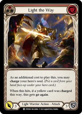 Light the Way (Red) (DTD066) - Dusk till Dawn Rainbow Foil