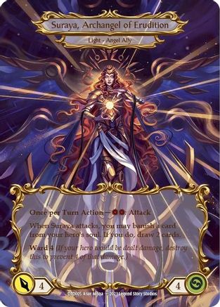 Figment of Erudition // Suraya, Archangel of Erudition (Marvel) (DTD005) - Dusk till Dawn Cold Foil