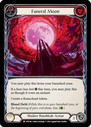 Funeral Moon (DTD140) - Dusk till Dawn Rainbow Foil
