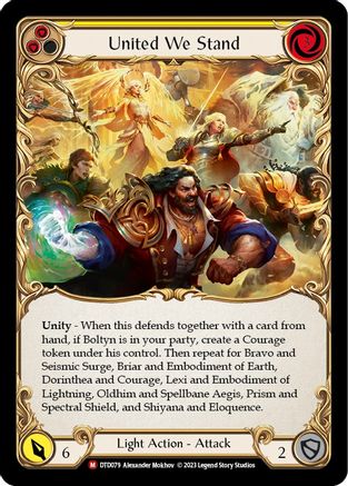 United We Stand (DTD079) - Dusk till Dawn Rainbow Foil