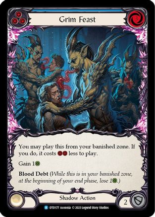 Grim Feast (Blue) (DTD177) - Dusk till Dawn Rainbow Foil