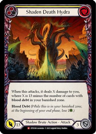 Shaden Death Hydra (DTD108) - Dusk till Dawn Rainbow Foil