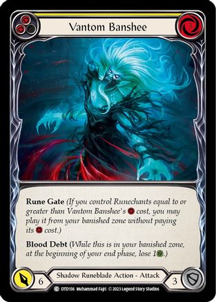Vantom Banshee (Yellow) (DTD156) - Dusk till Dawn Rainbow Foil