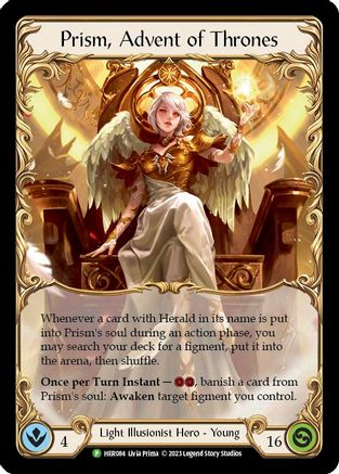 Prism, Advent of Thrones (HER084) - Flesh and Blood: Promo Cards Cold Foil